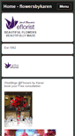 Mobile Screenshot of flowersbykaren.co.uk