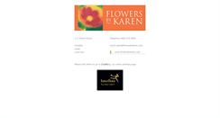 Desktop Screenshot of flowersbykaren.com